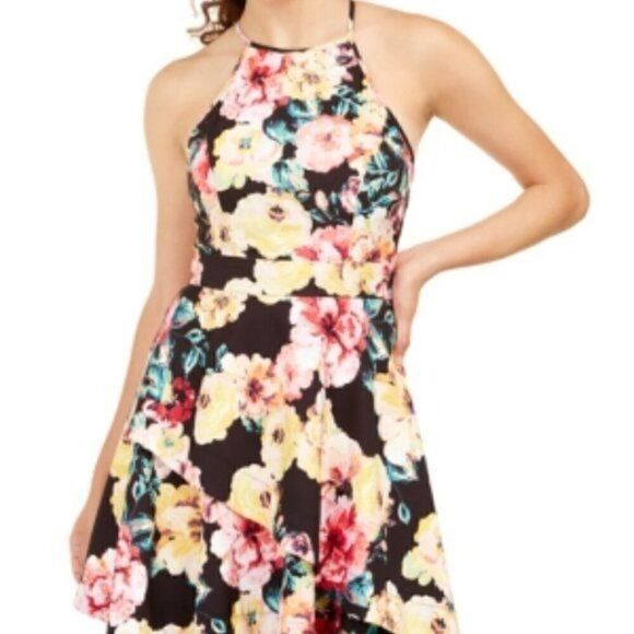 Speechless Halter A-line Mini Party Dress Sz 3 - Picture 8 of 13